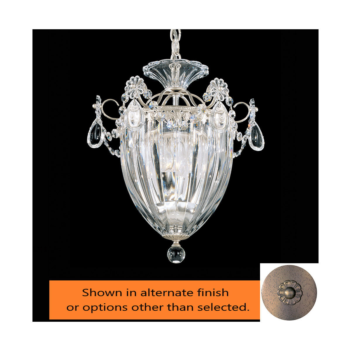 Bagatelle 3 Light 10.5 inch Etruscan Gold Pendant Ceiling Light in Spectra