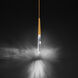 Beyond Solitude LED 6.5 inch Aged Brass Mini Pendant Ceiling Light