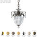Bagatelle 1 Light Polished Silver Mini Pendant Ceiling Light in Radiance