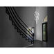 Beyond Kindjal LED 23 inch Black Multi-Light Pendant Ceiling Light, Beyond
