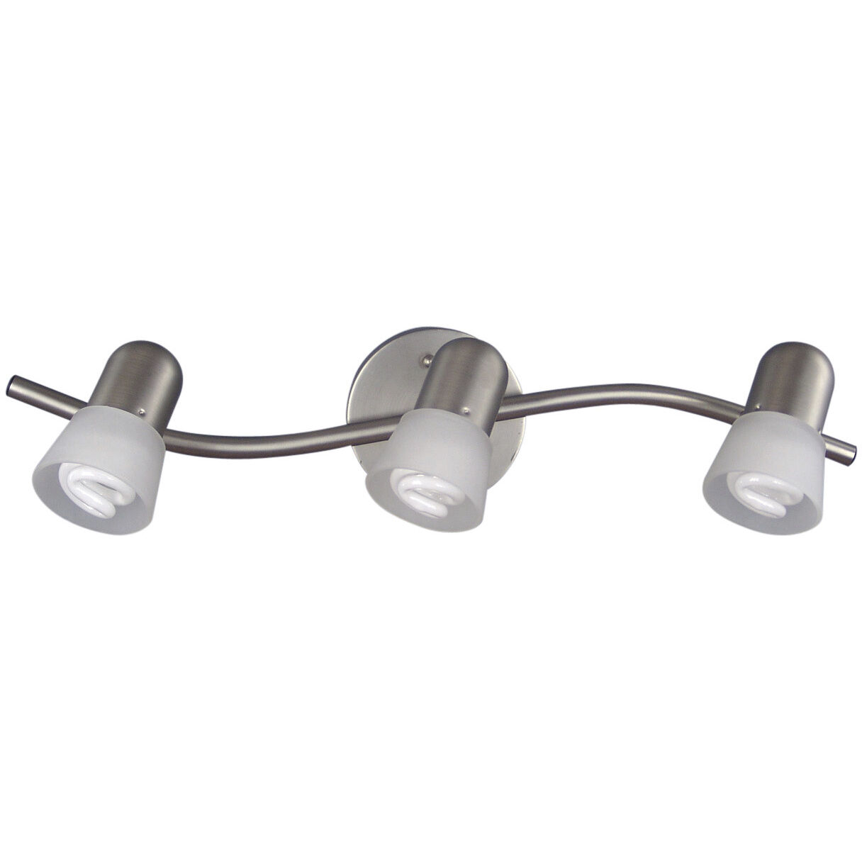 Madison 3 Light Brushed Pewter Track Ceiling Light