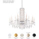 Siena 15 Light Black Chandelier Ceiling Light in Heritage