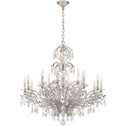 Filigrae 18 Light 39 inch Antique Silver Chandelier Ceiling Light