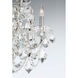Century 8 Light 24 inch Polished Silver Chandelier Ceiling Light