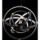 Beyond Atomic LED 36.44 inch Black-Aged Brass Chandelier Ceiling Light, Beyond
