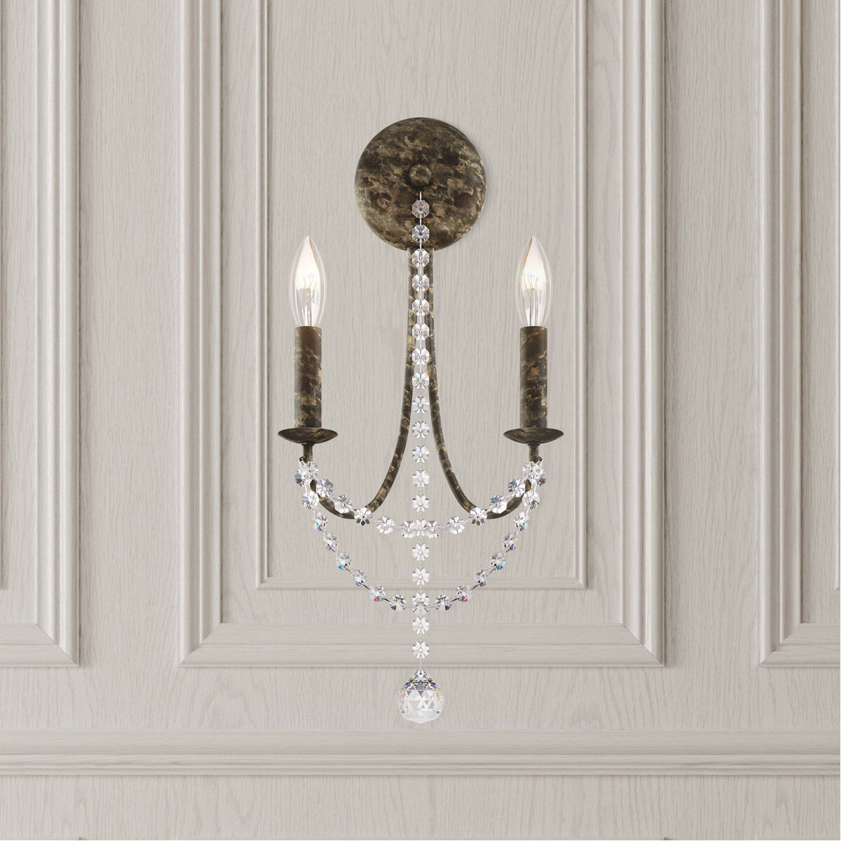 Verdana 2 Light 9 inch Heirloom Bronze ADA Sconce Wall Light