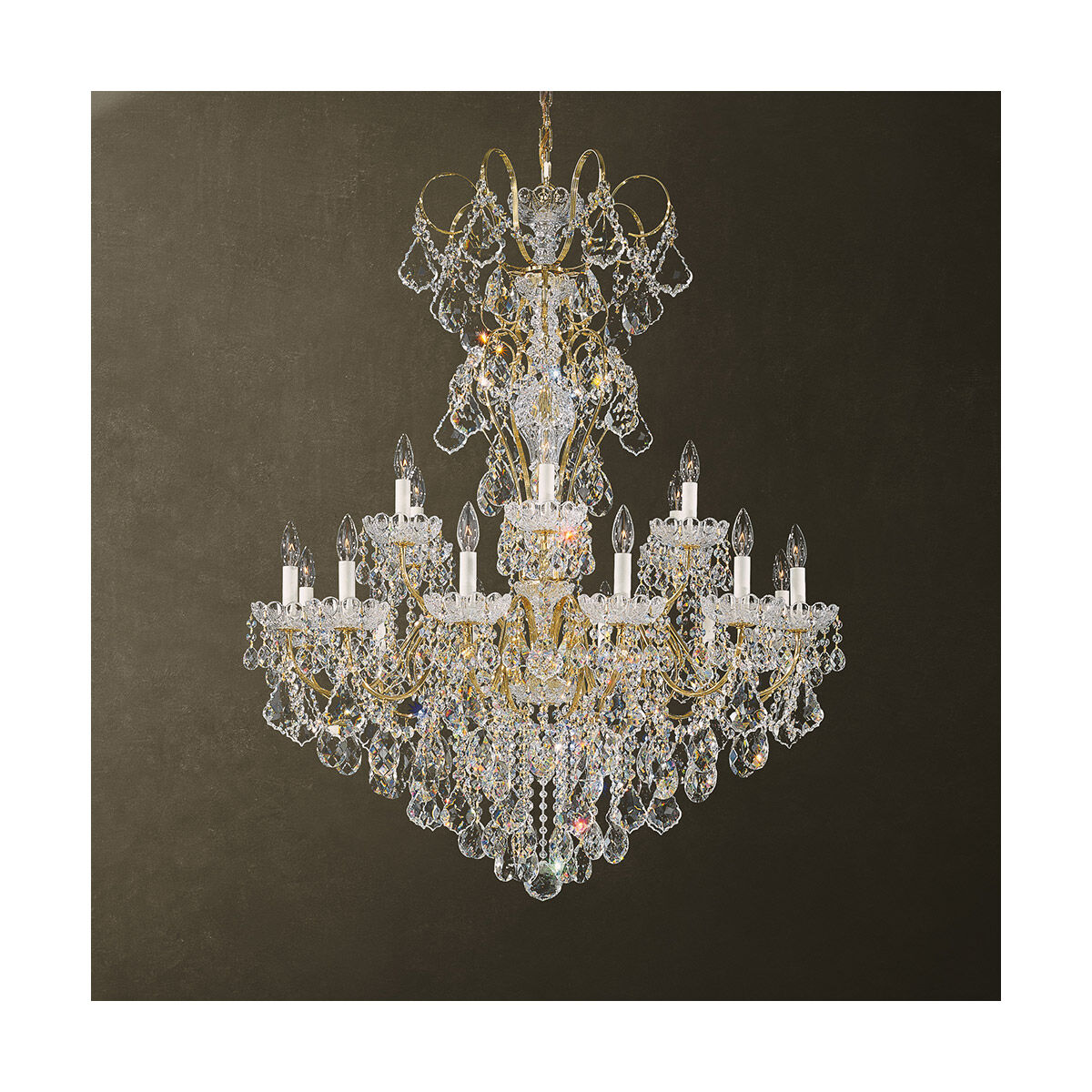 New Orleans 18 Light 36 inch Aurelia Chandelier Ceiling Light in Heritage