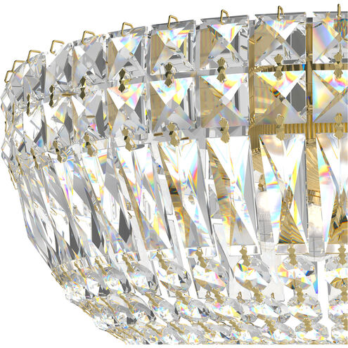 Petit Crystal Deluxe 5 Light 14 inch Aurelia Flush Mount Ceiling Light in Petite Deluxe Spectra