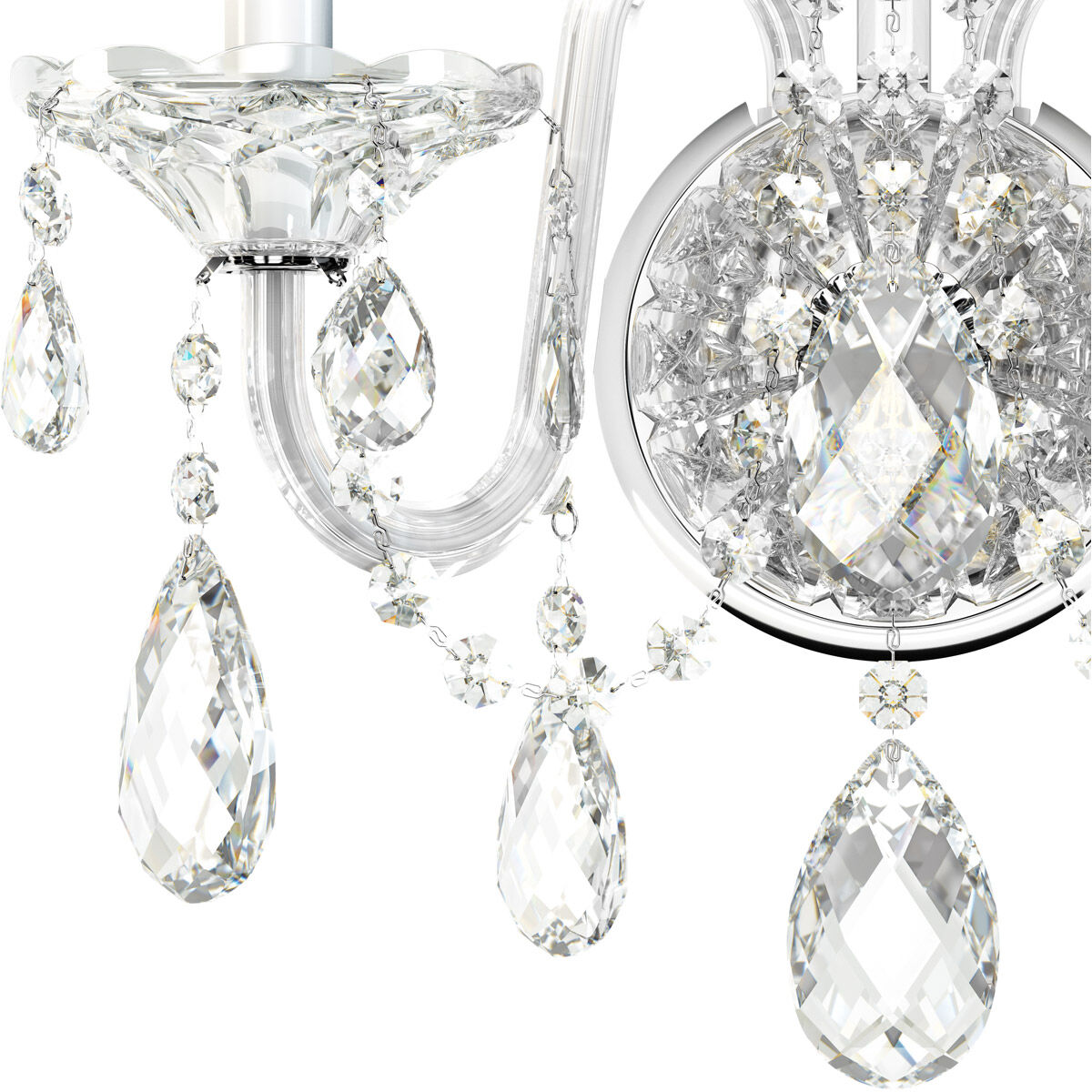 Sterling 2 Light 7 inch Silver Wall Sconce Wall Light in Spectra, Polished Silver