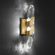 Beyond Traverse LED 4.8 inch Aged Brass Bath Vanity & Wall Light