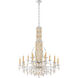 Siena 17 Light 40.5 inch Heirloom Gold Chandelier Ceiling Light in Heritage, No Spikes