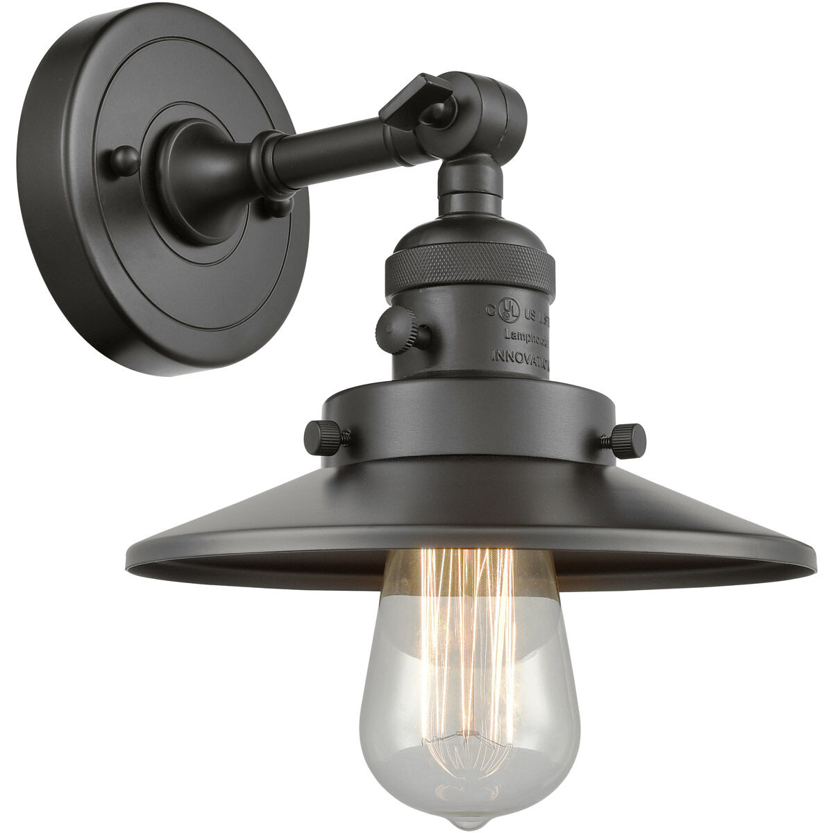 Franklin Restoration Railroad LED 8 inch Oil Rubbed Bronze Sconce Wall Light, Franklin Restoration
