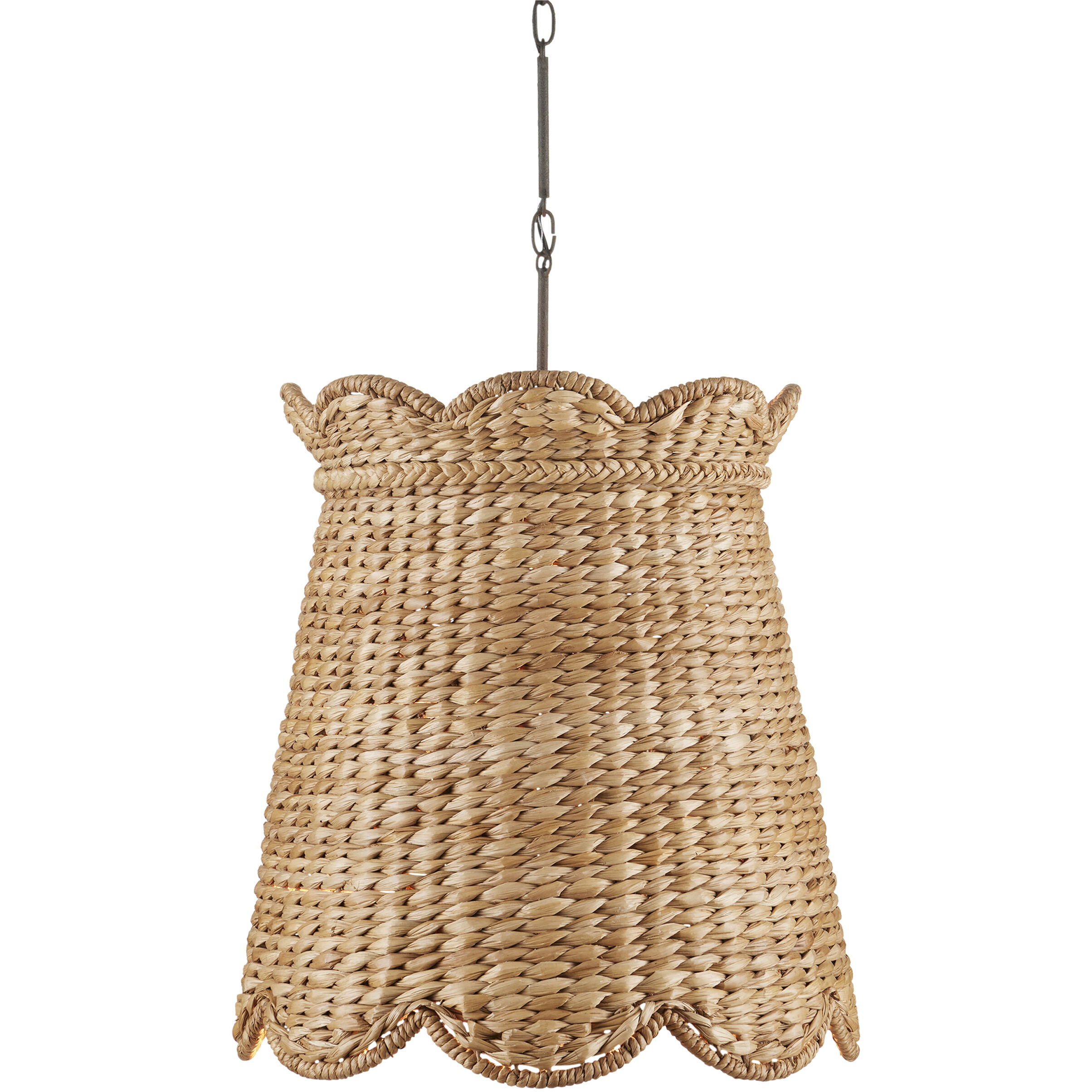 Annabelle 1 Light 20.75 inch Natural Pendant Ceiling Light, Medium, Suzanne Duin Collection