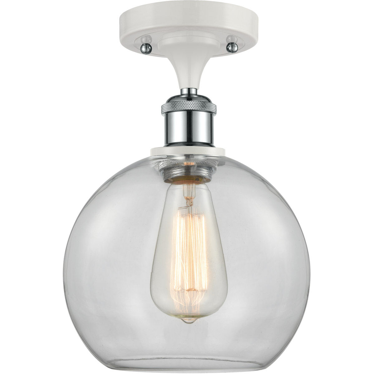 Ballston Athens 1 Light 8.00 inch Semi-Flush Mount