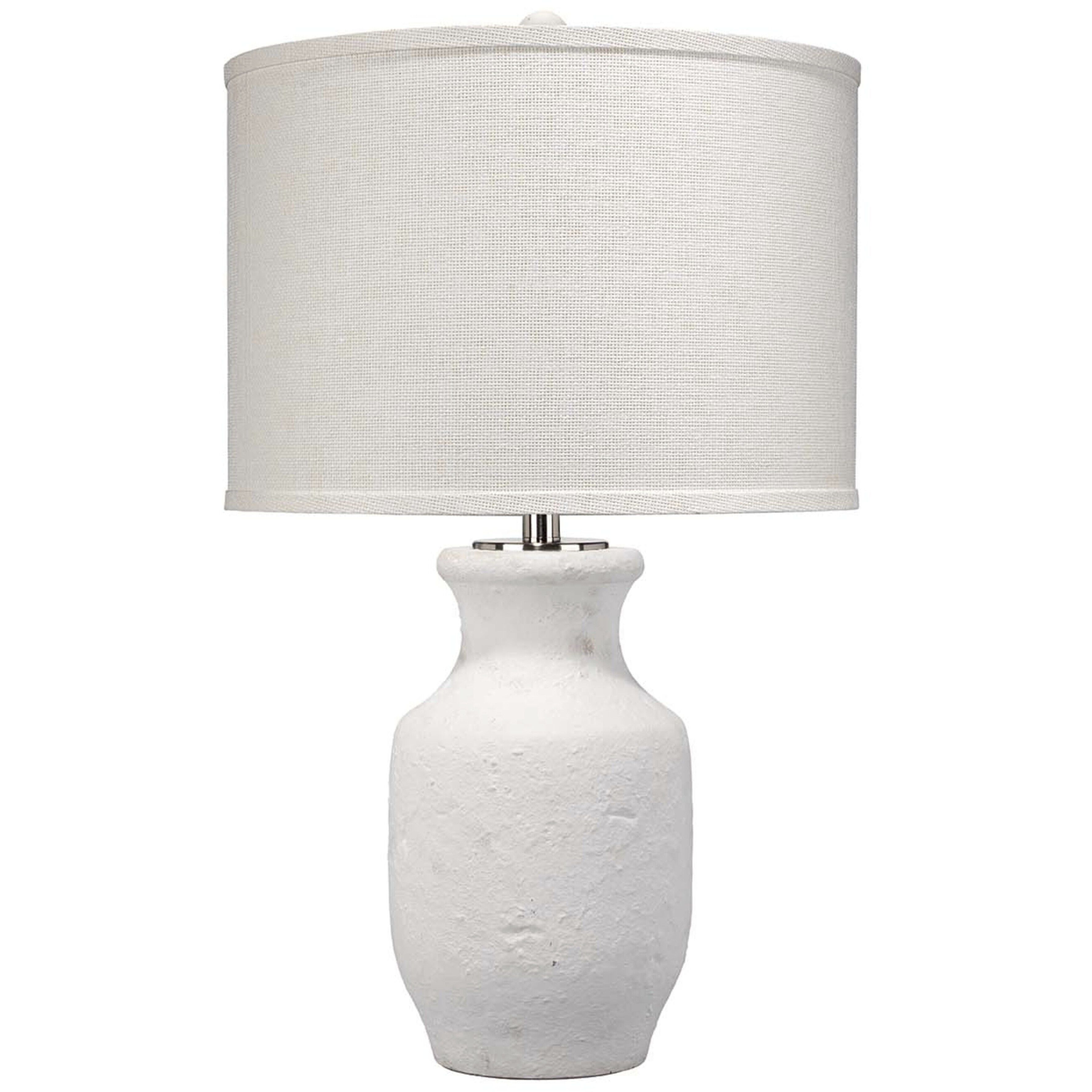 Gilbert 27 inch 100.00 watt Textured Matte White Table Lamp Portable Light