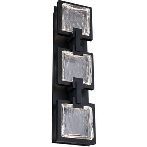 Beyond Pop Star LED 19 inch Black Outdoor Wall Light
