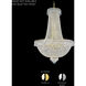 Camelot 31 Light Polished Silver Chandelier Ceiling Light in Optic