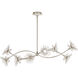 Forever Coquette LED 41.5 inch Antique Silver Linear Pendant Ceiling Light