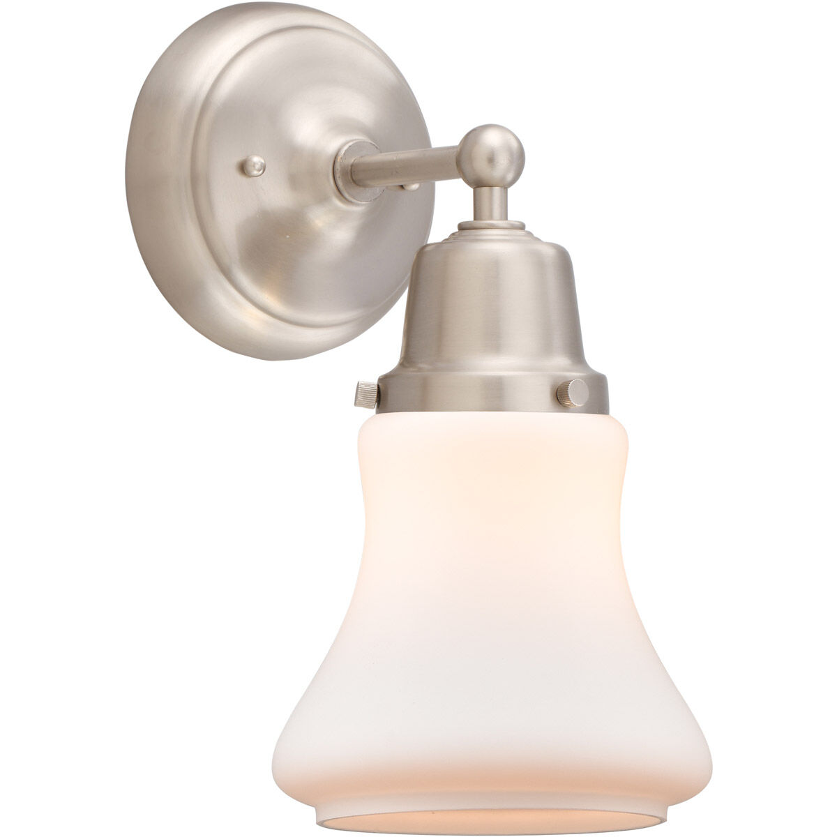 Aditi Bellmont 1 Light 6 inch Brushed Satin Nickel Sconce Wall Light, Aditi