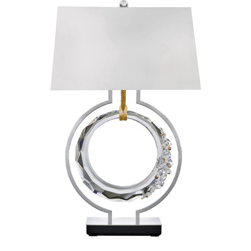 Forever Serenity 29.6 inch 7.00 watt Polished Chrome Table Lamp Portable Light in Gold Rope, Gold Rope