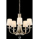 Signature Catalena 5 Light 24 inch Heirloom Silver Chandelier Ceiling Light