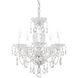 Sterling 5 Light 16 inch Polished Silver Chandelier Ceiling Light in Swarovski