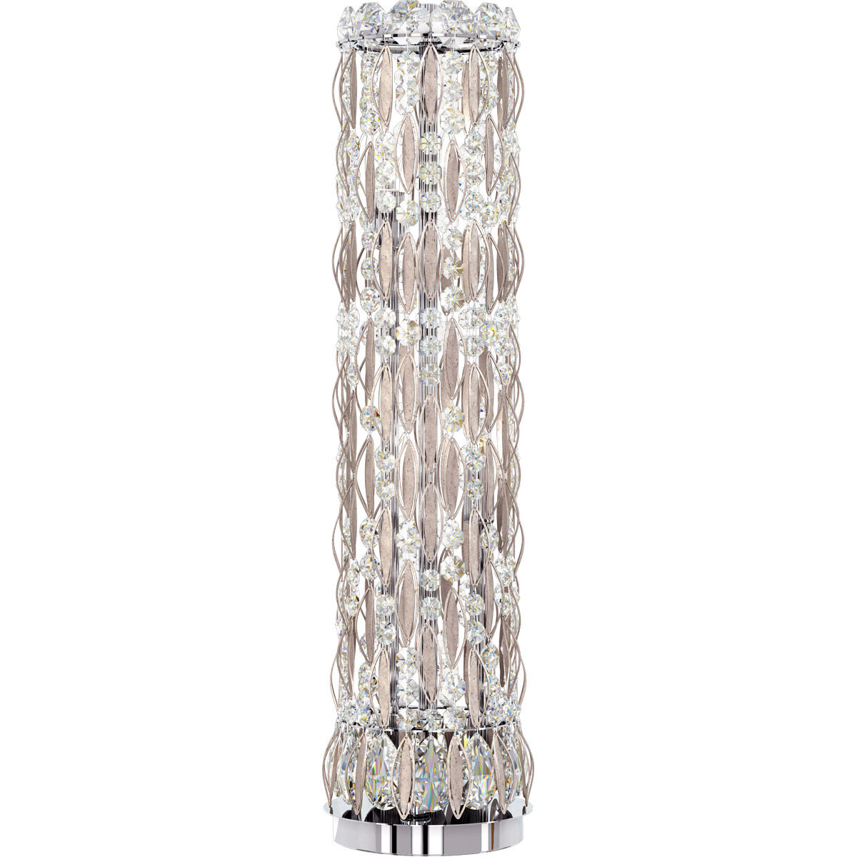 Sarella 23 inch 40 watt Antique Silver Table Lamp Portable Light