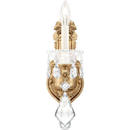 La Scala 1 Light 8 inch French Gold Wall Sconce Wall Light in French Gold Cast
