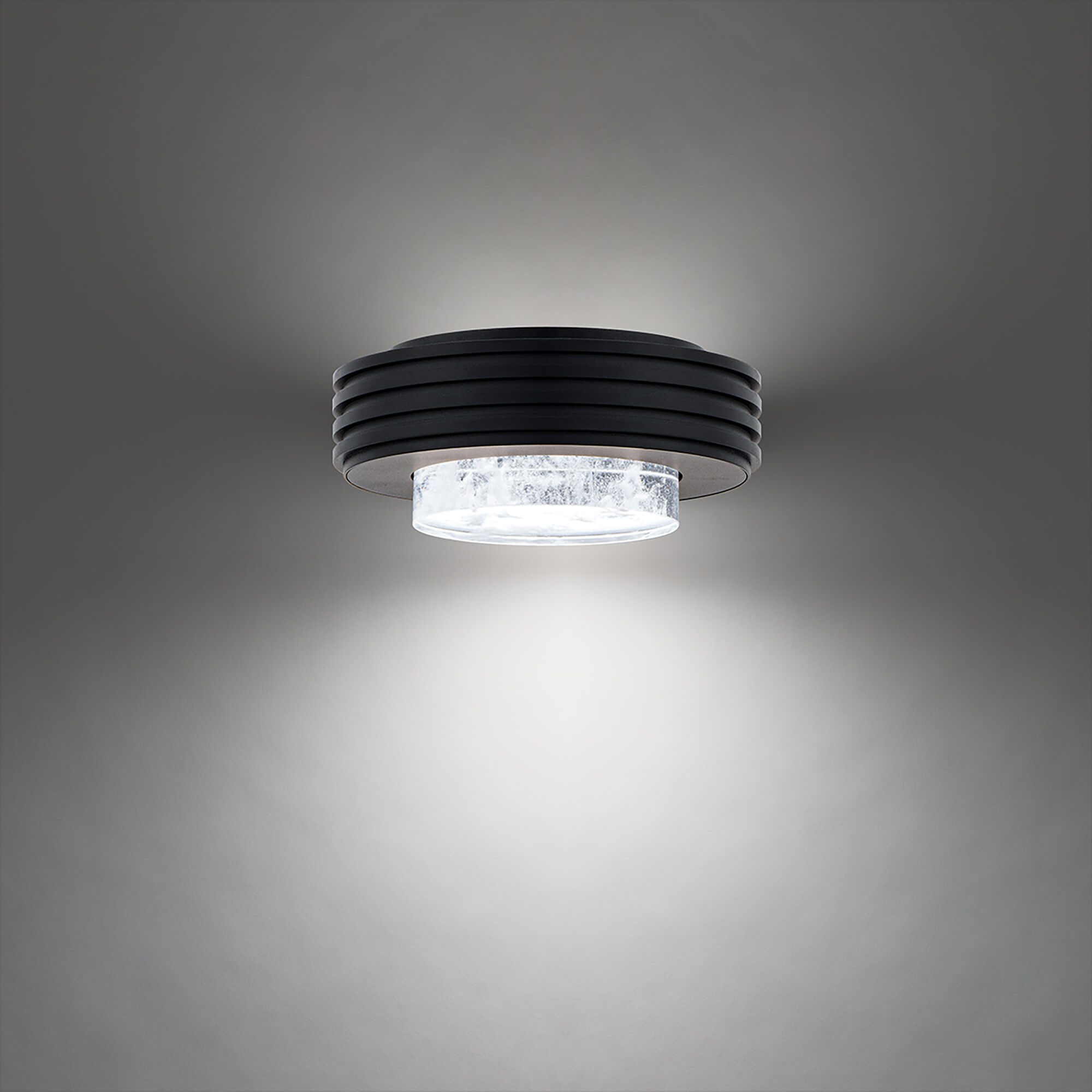 Beyond Zircle LED 8 inch Black Flush Mount Ceiling Light