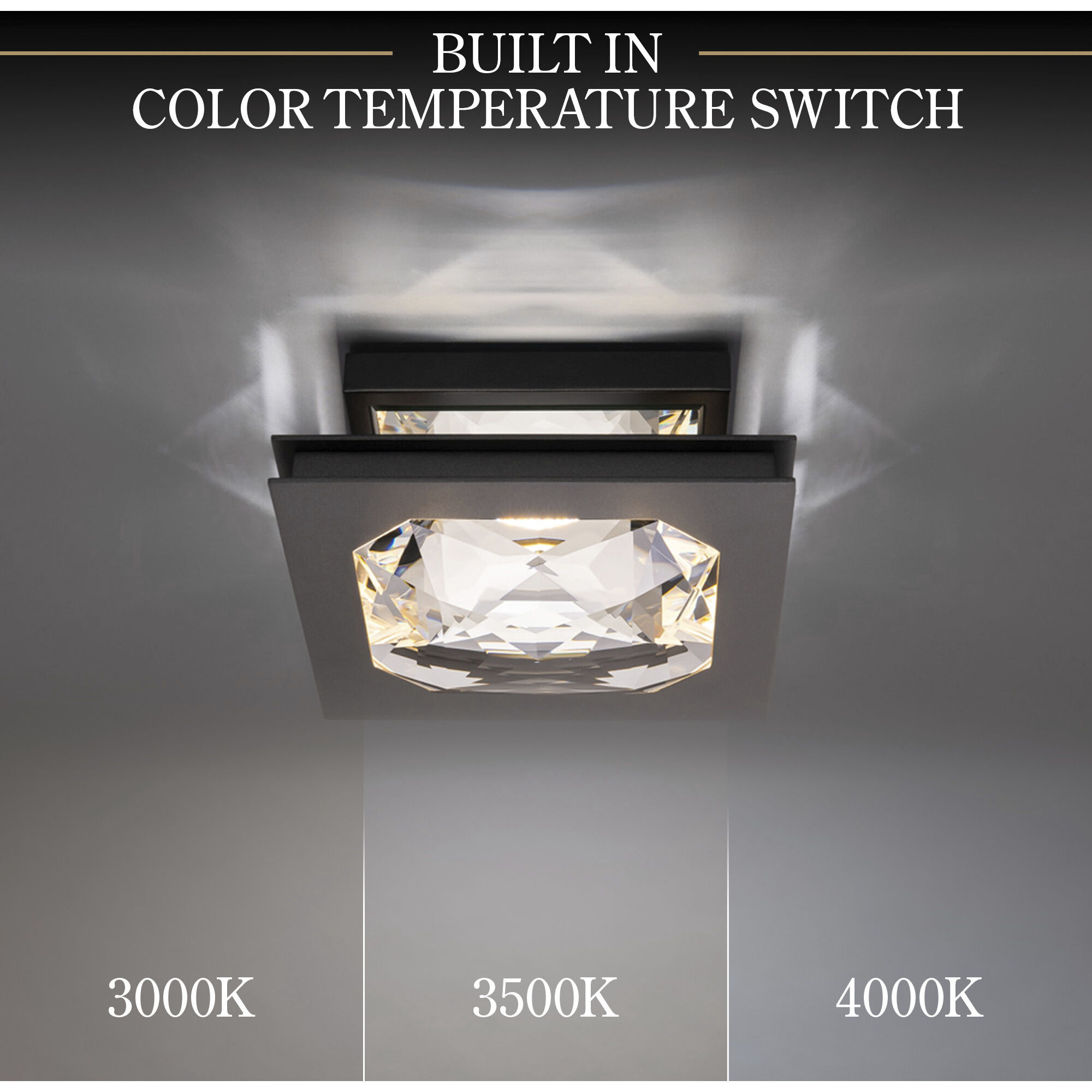 Enchante LED 10 inch Black Flush Mount Ceiling Light, Beyond