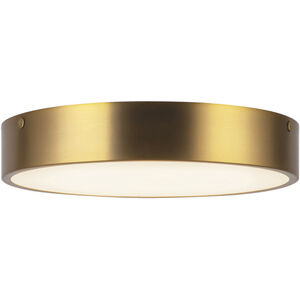 Alora Mood Adelaide LED 11.13 inch Aged Gold Flush Mount Ceiling Light