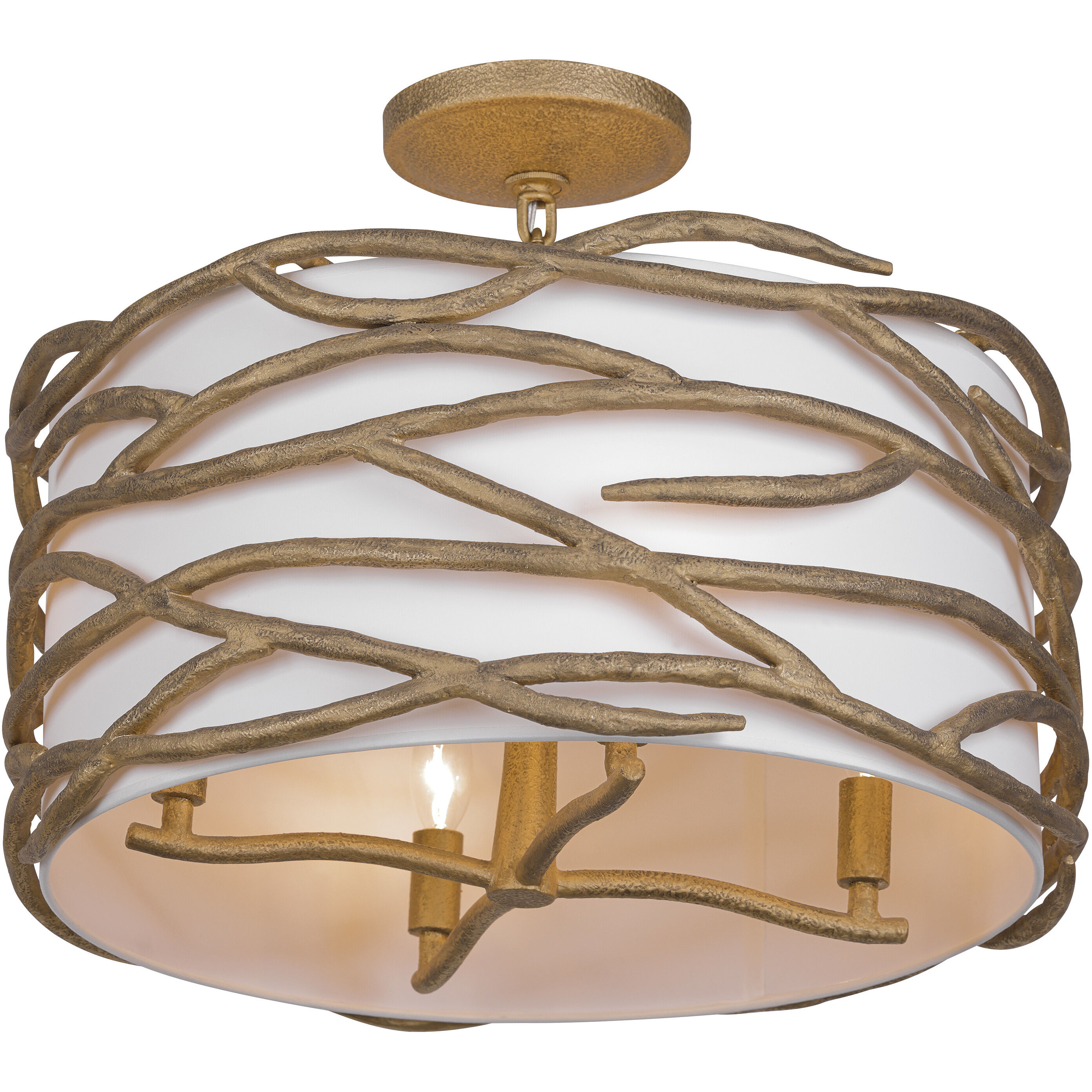 Branch Reality Semi Flush Mount