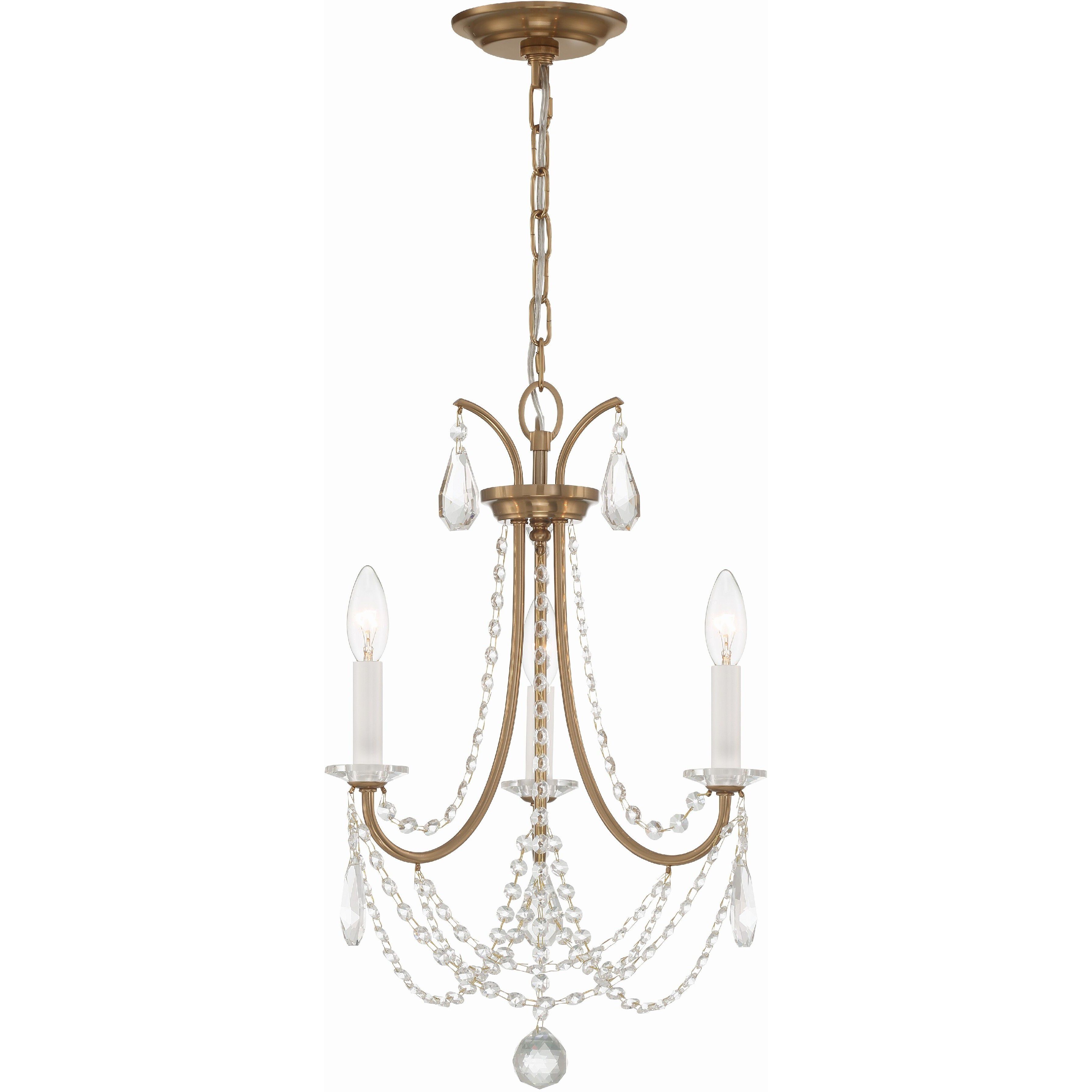 Karrington 3 Light 14.00 inch Mini Chandelier