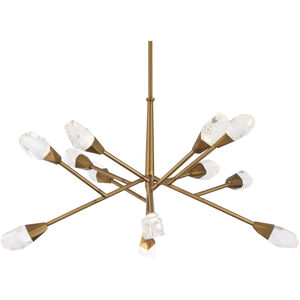 Synapse LED 31.5 inch Aged Brass Pendant Ceiling Light, Beyond