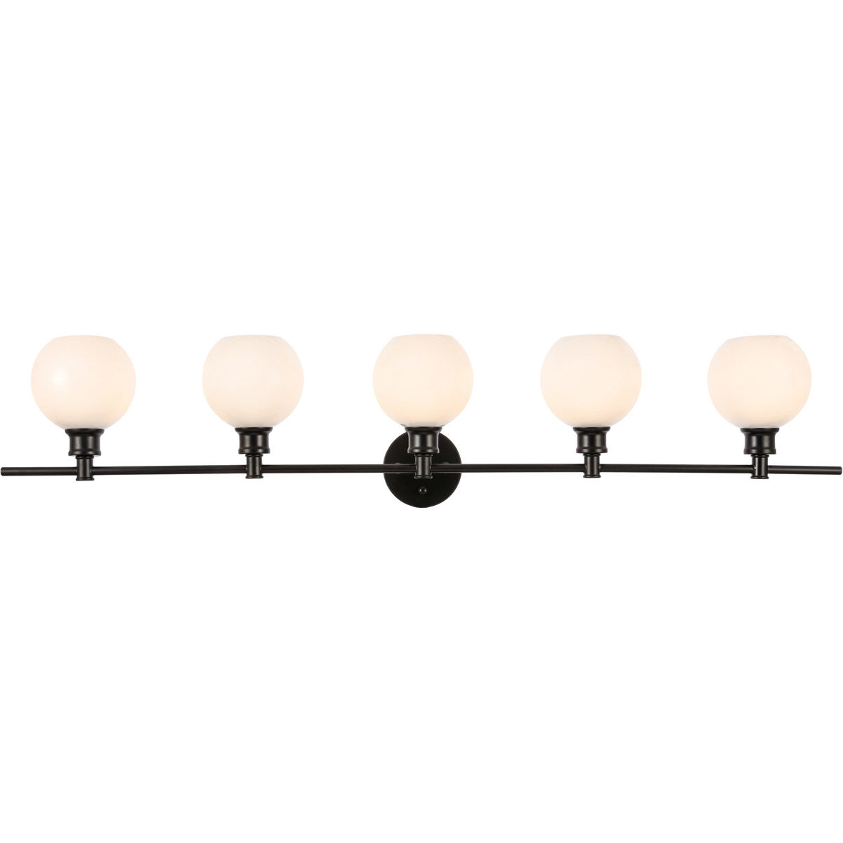 Syracuse 5 Light 47 inch Black Wall sconce Wall Light