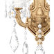 La Scala 2 Light 6.5 inch French Gold Wall Sconce Wall Light in French Gold Cast