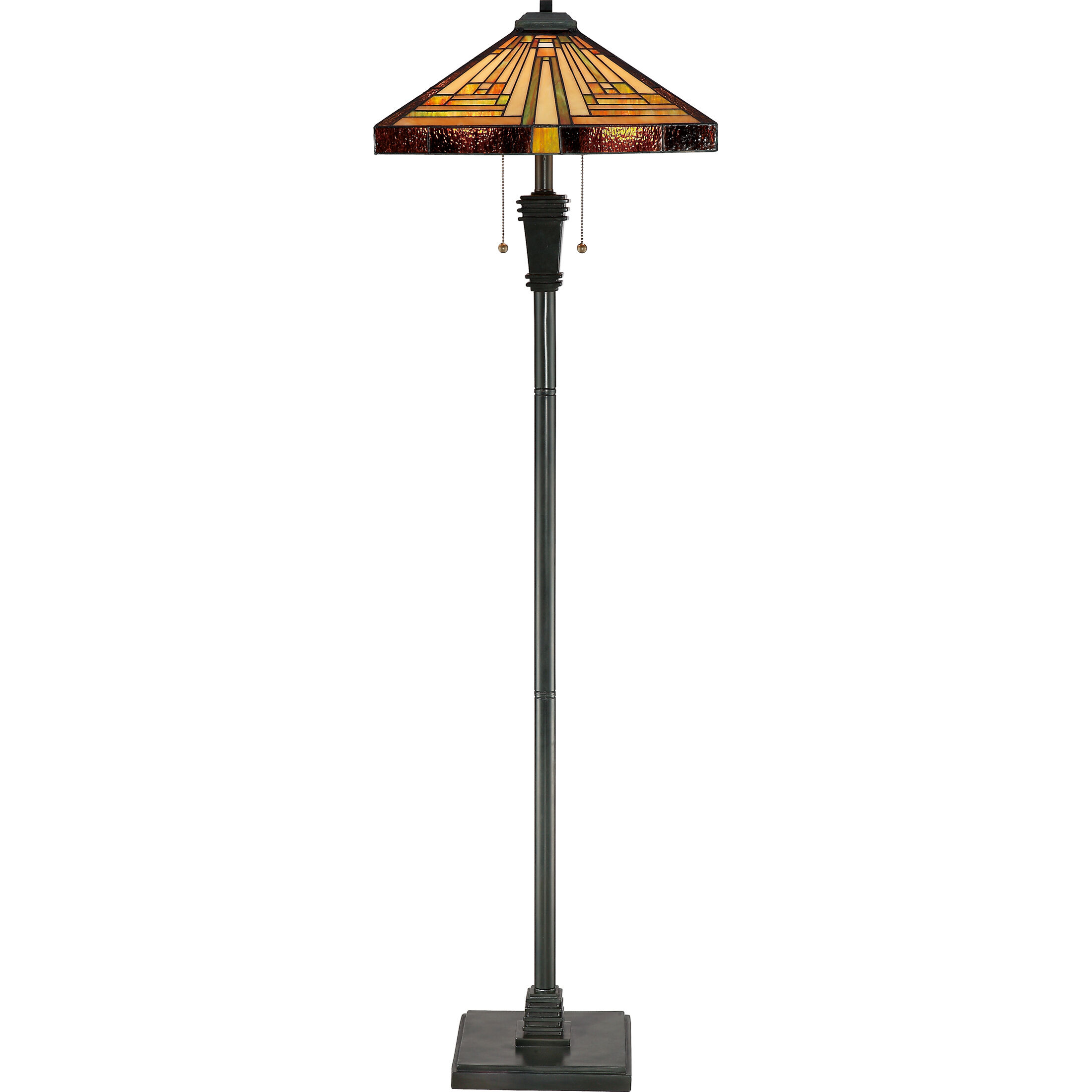 Stephen 60 inch 100 watt Vintage Bronze Floor Lamp Portable Light, Naturals
