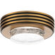 Beyond Zircle LED 8 inch Aged Brass Flush Mount Ceiling Light