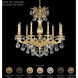 Milano 9 Light Florentine Bronze Chandelier Ceiling Light in Heritage, Florentine Bronze Cast