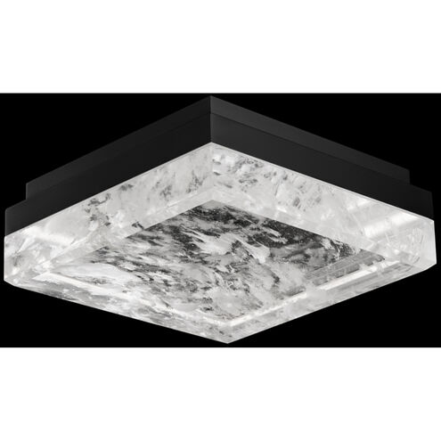 Whisper LED 12 inch Black Flush Mount Ceiling Light, Beyond