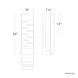 Beyond Labyrinth LED 26 inch Black Outdoor Wall Light, Beyond