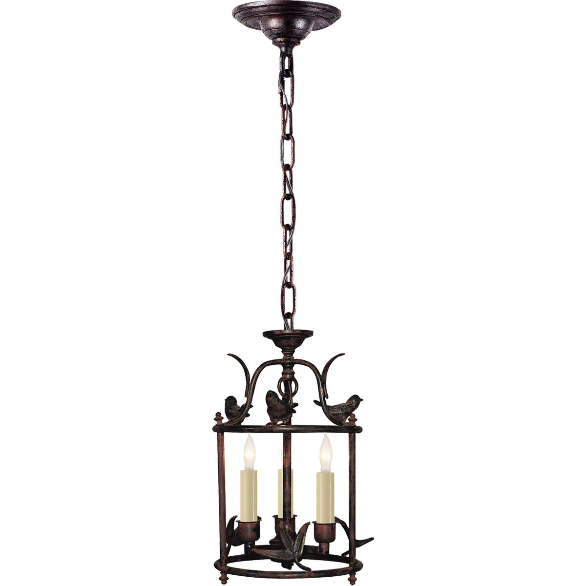 Chapman & Myers Diego 3 Light 8.00 inch Pendant