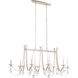 Vesca 8 Light 30 inch Antique Silver Chandelier Ceiling Light in Heritage