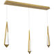 Beyond Devotion LED 5.5 inch Aged Brass Multi-Light Pendant Ceiling Light