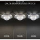 Beyond Vega Integrated LED Polished Chrome Recessed Light, New Construction or Remodel