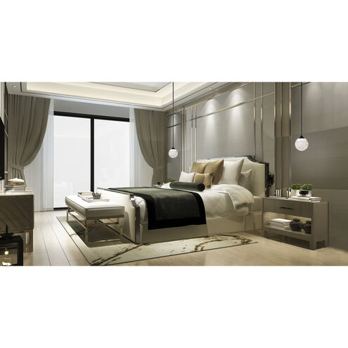 Quest LED 7.13 inch Brushed Nickel Mini Pendant Ceiling Light, Beyond
