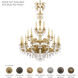 Milano 28 Light Etruscan Gold Chandelier Ceiling Light in Heritage
