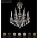 Milano 12 Light Parchment Gold Chandelier Ceiling Light in Heritage, Parchment Gold Cast