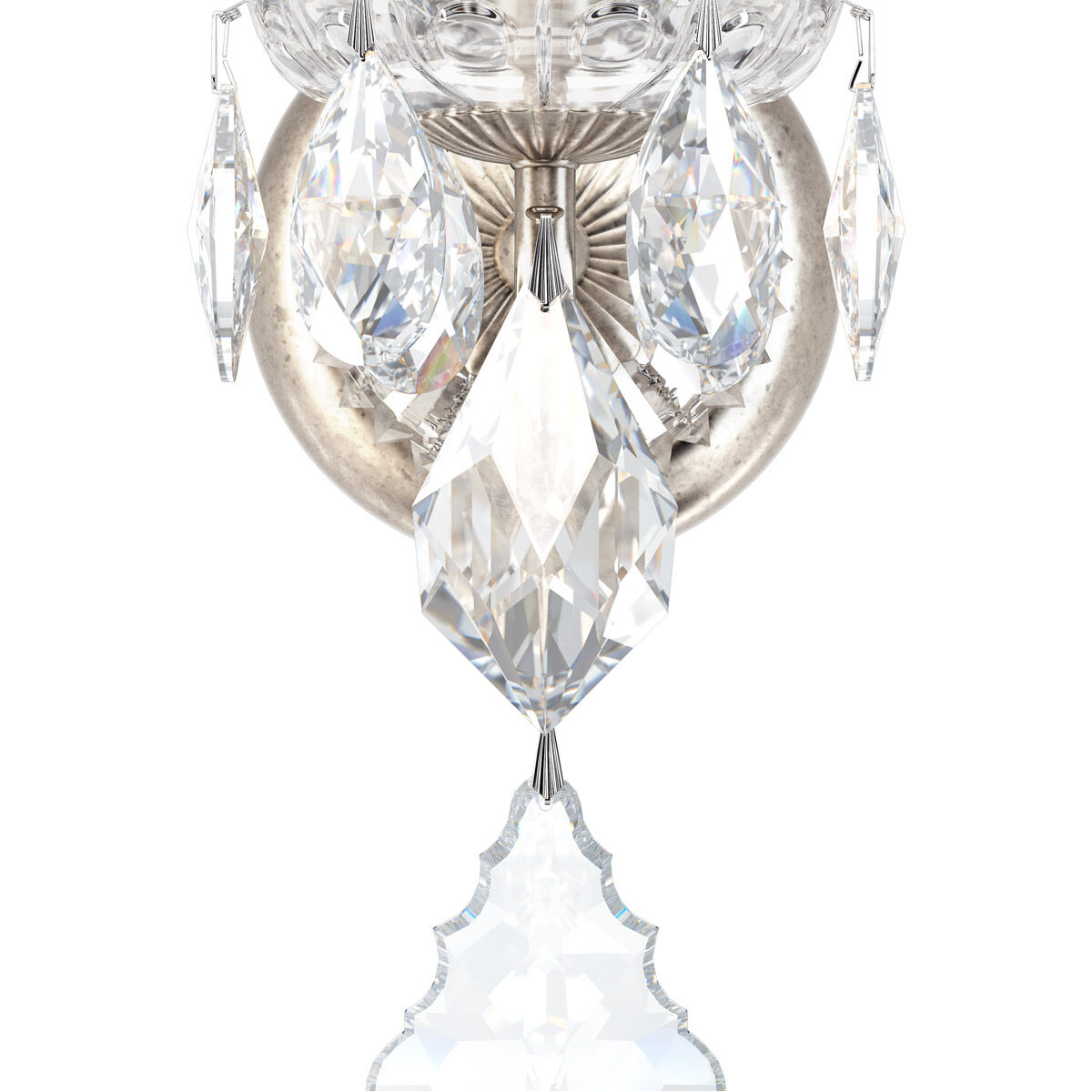 Century 1 Light 6 inch Antique Silver Wall Sconce Wall Light