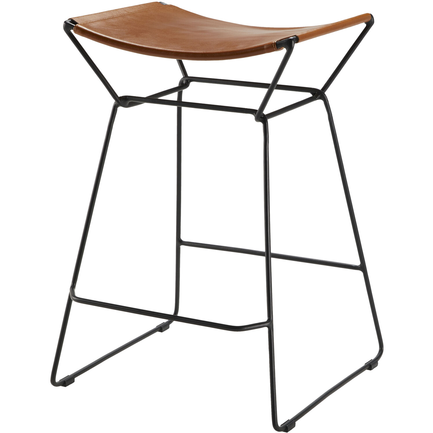 Celerio 25 inch Top: Brown; Base: Gray Counter Stool